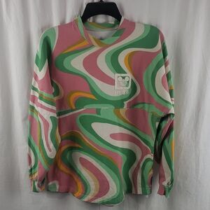 Walt Disney World Women's XS Spirit Jersey Retro Long Sleeve Shirt